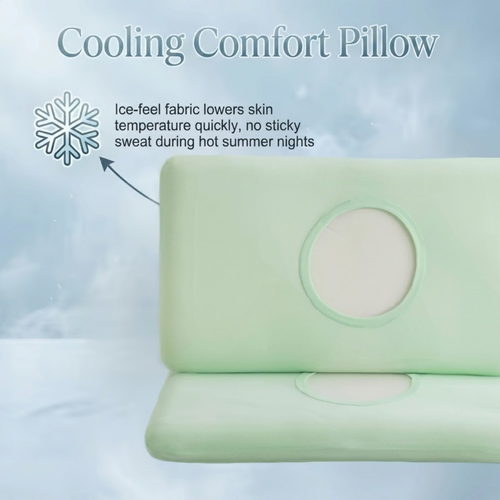 Dopamine Glow Ice-Silk Cooling Pillowcase