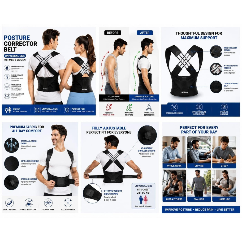 🔥HOT TIKTOK🔥 Premium Posture Corrector Belt