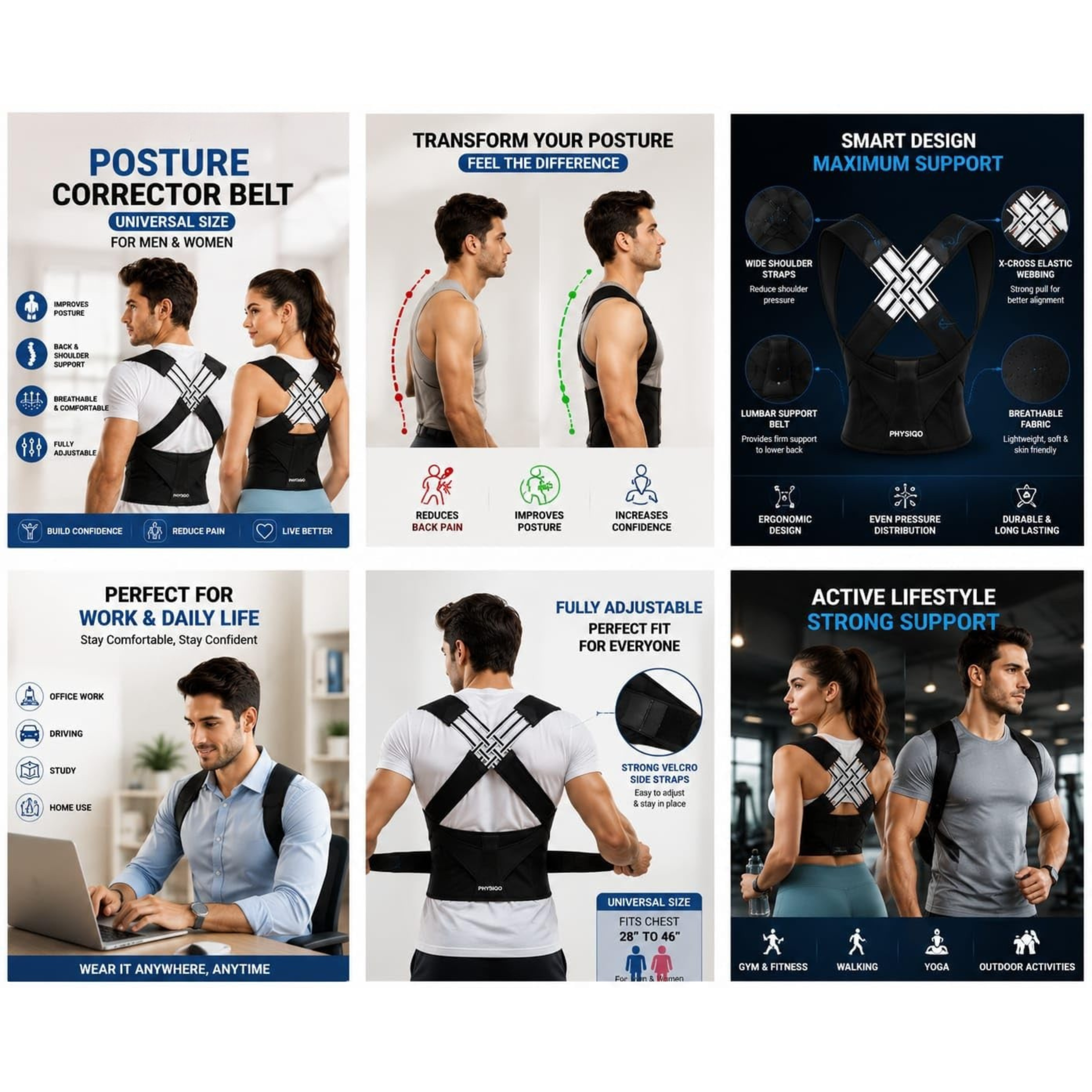 🔥HOT TIKTOK🔥 Premium Posture Corrector Belt