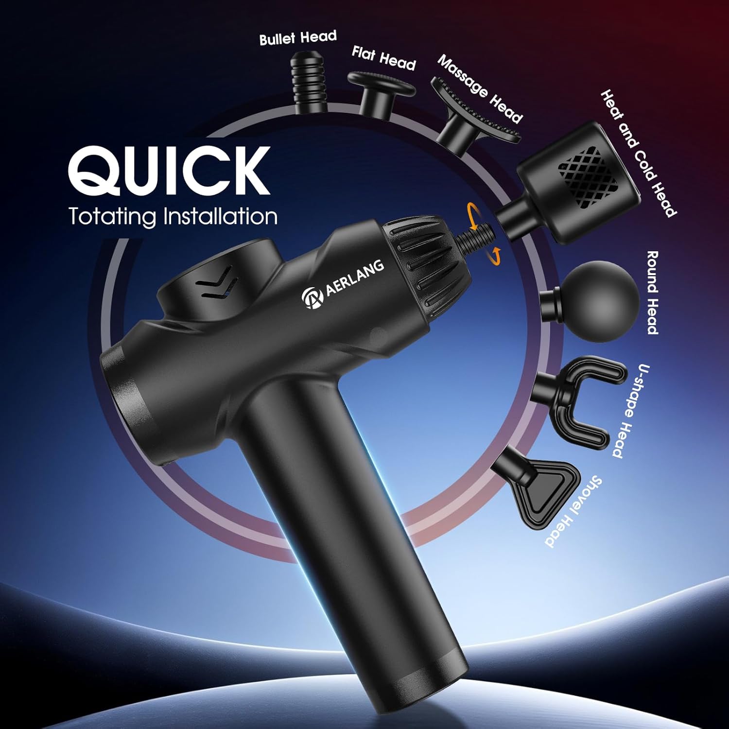 🏆 PRO-GRADE RECOVERY🏆 Premium Hot & Cold Deep Tissue Massage Gun