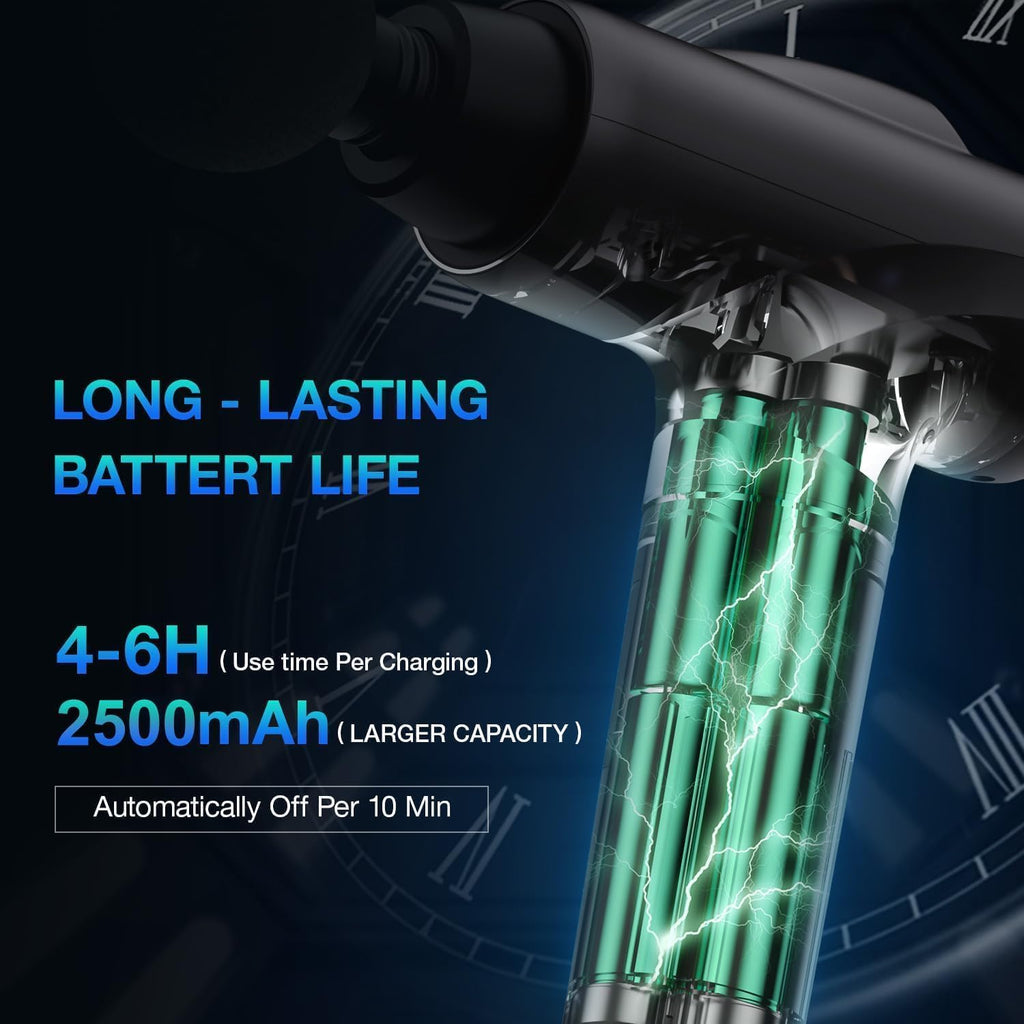 Smart Percussive Therapy Massage Gun