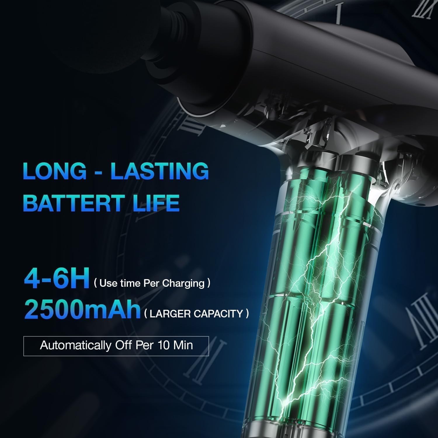 Smart Percussive Therapy Massage Gun