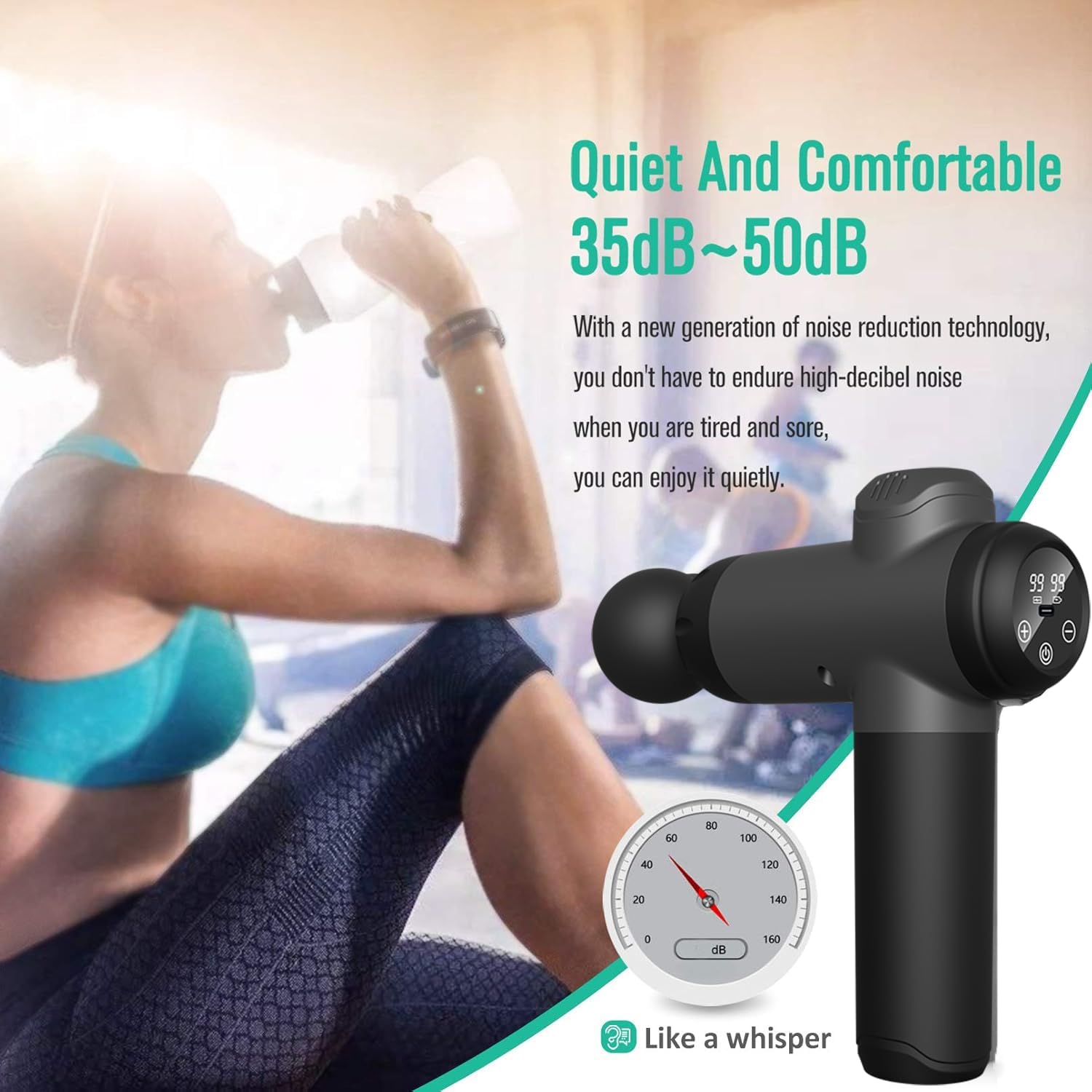 Smart Percussive Therapy Massage Gun