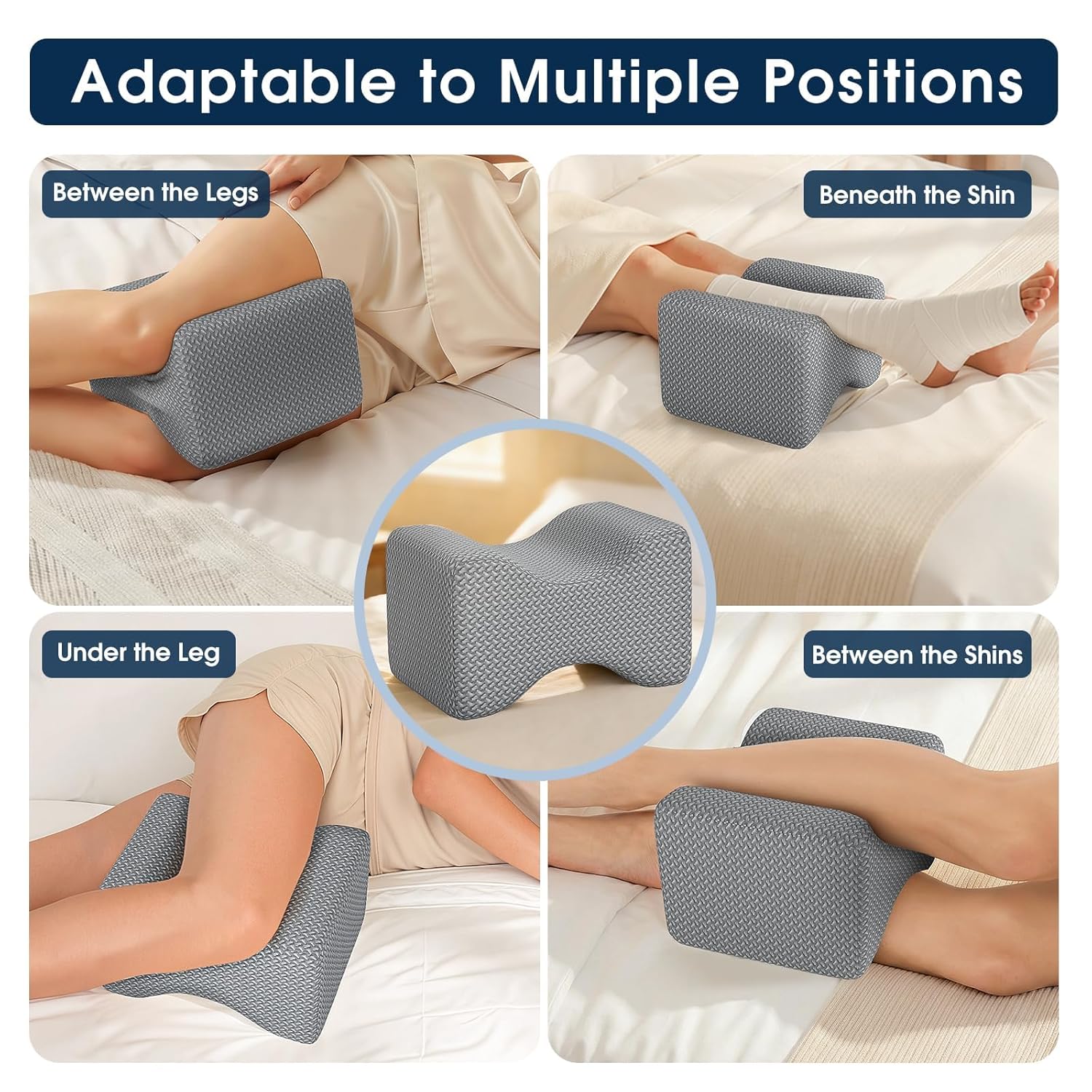 🤍 MOM-TO-BE FAVORITE🤍Ergonomic Memory Foam Knee Pillow