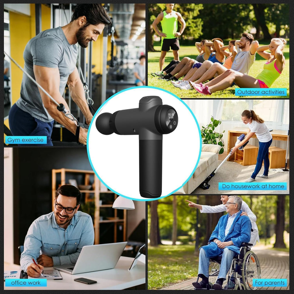 Smart Percussive Therapy Massage Gun