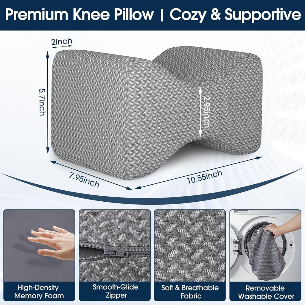 🤍 MOM-TO-BE FAVORITE🤍Ergonomic Memory Foam Knee Pillow