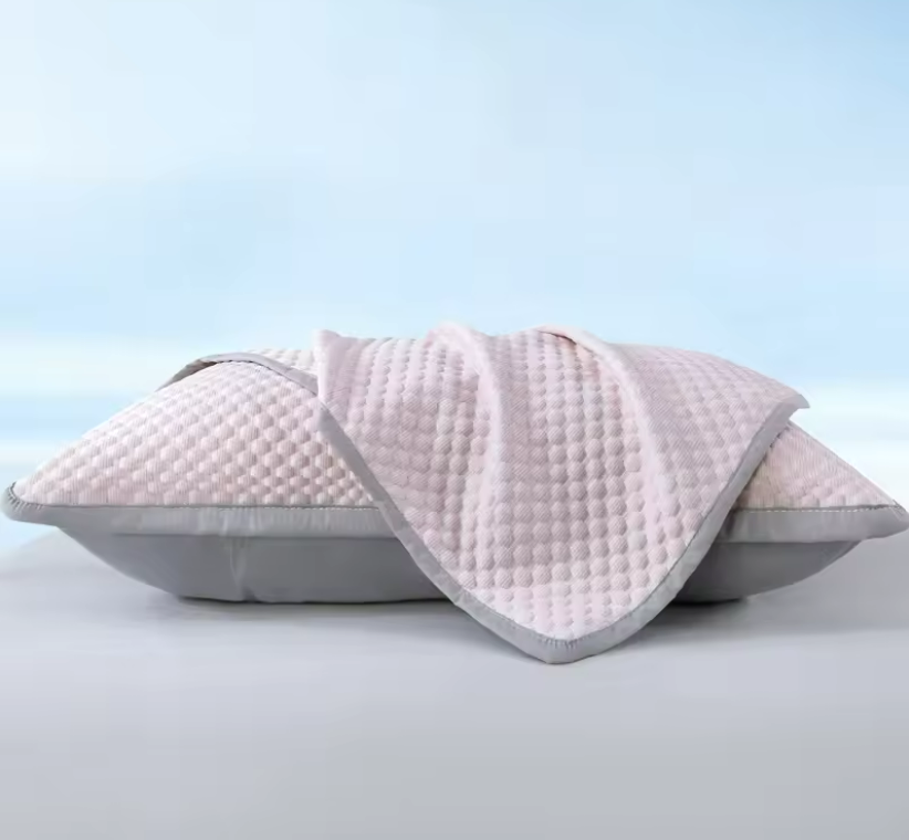Ice-Silk Cooling Pillowcase with Massage Bumps