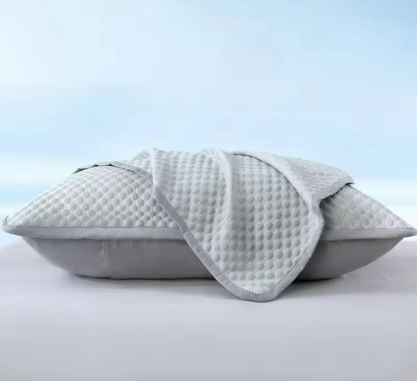 Ice-Silk Cooling Pillowcase with Massage Bumps