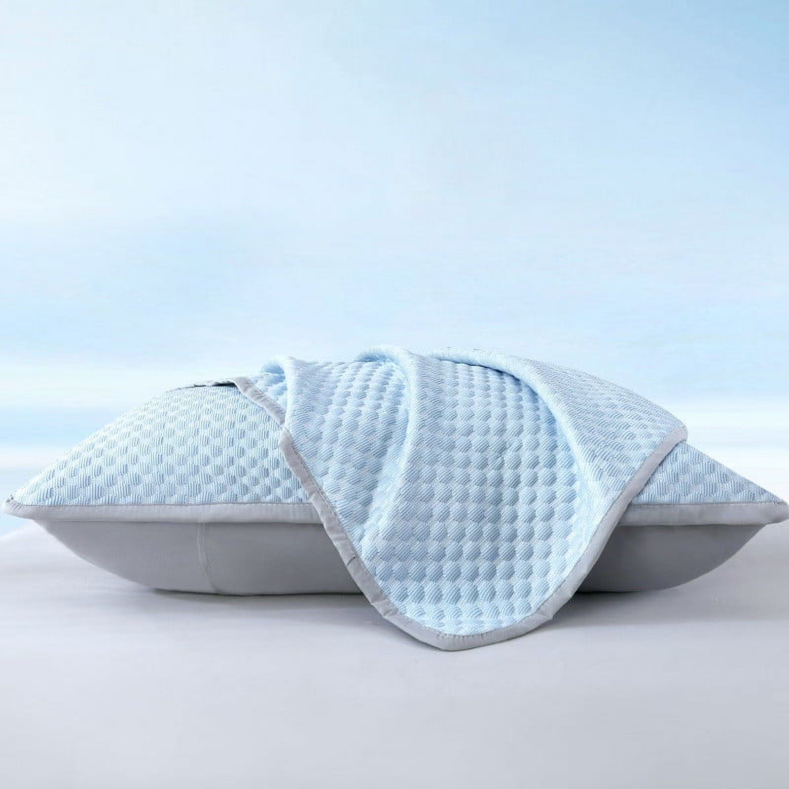 Ice-Silk Cooling Pillowcase with Massage Bumps