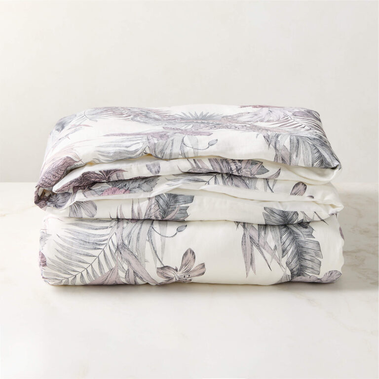 Linen Botanical Duvet Cover - Image 4